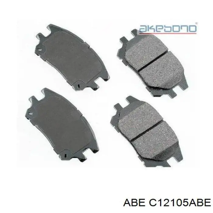 Передні тормозні колодки C12105ABE ABE