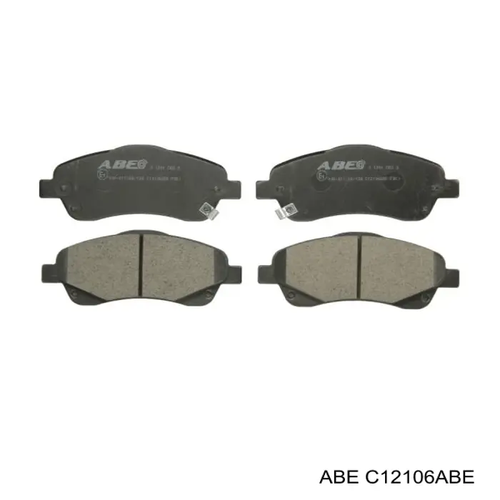 Гальмівні колодки ABE C12106ABE ціна, від 21.27 USD
