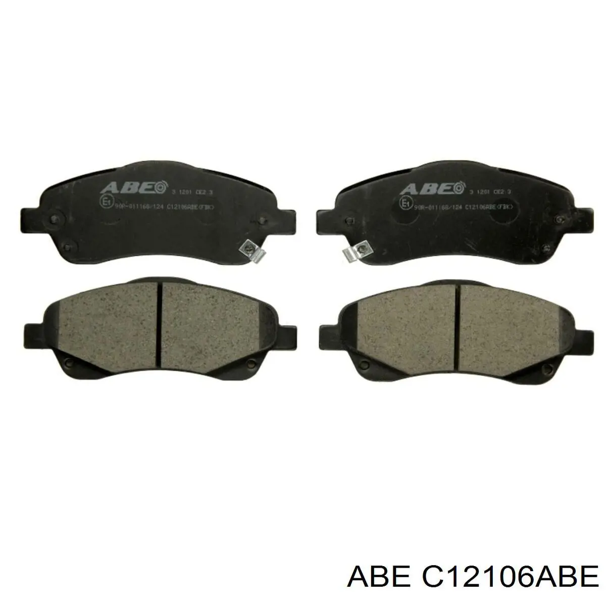 Гальмівні колодки ABE C12106ABE ціна, від 21.27 USD