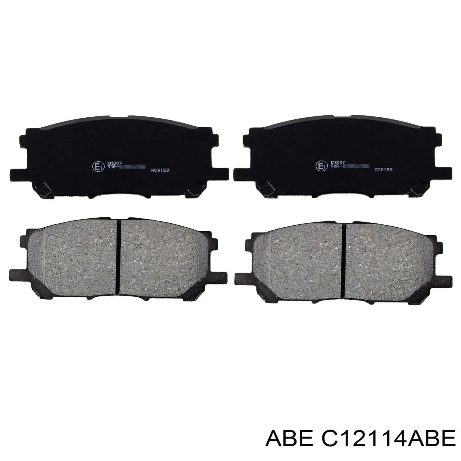 C12114ABE ABE Передні гальмівні колодки
