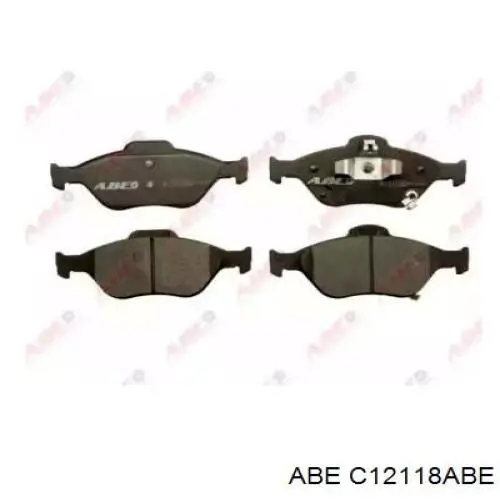 C12118ABE ABE Колодки гальмівні задні, дискові