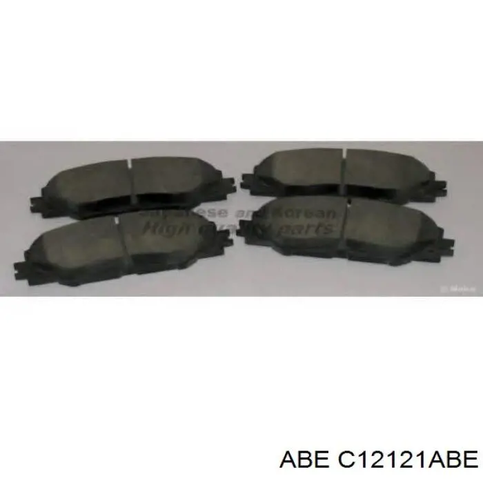 Передні тормозні колодки C12121ABE ABE