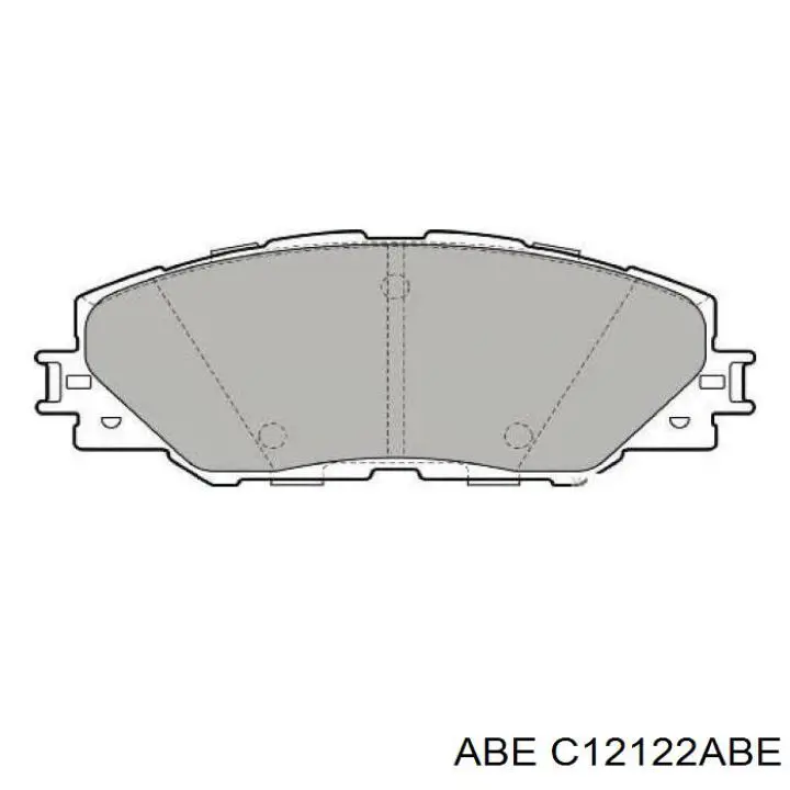Передні тормозні колодки C12122ABE ABE