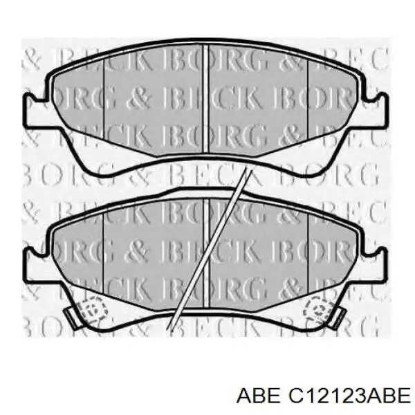 Тормозні колодки ABE C12123ABE