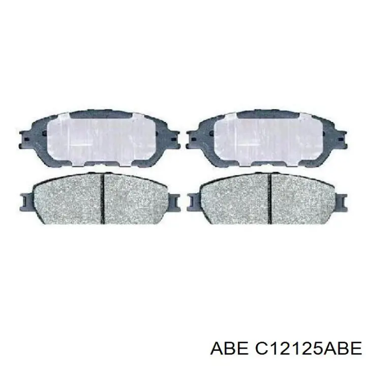 Передні тормозні колодки C12125ABE ABE