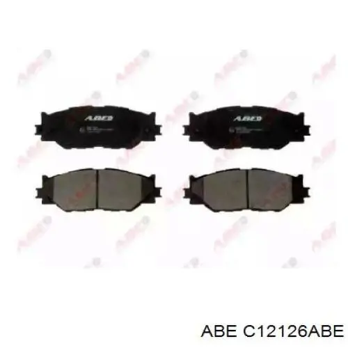 C12126ABE ABE колодки гальмівні передні, дискові
