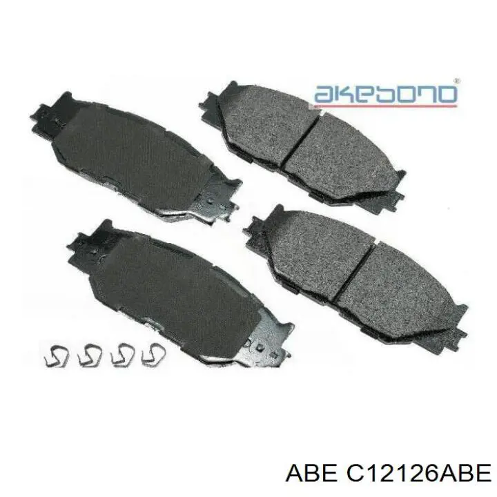 Гальмівні колодки ABE C12126ABE ціна, від 30.09 USD