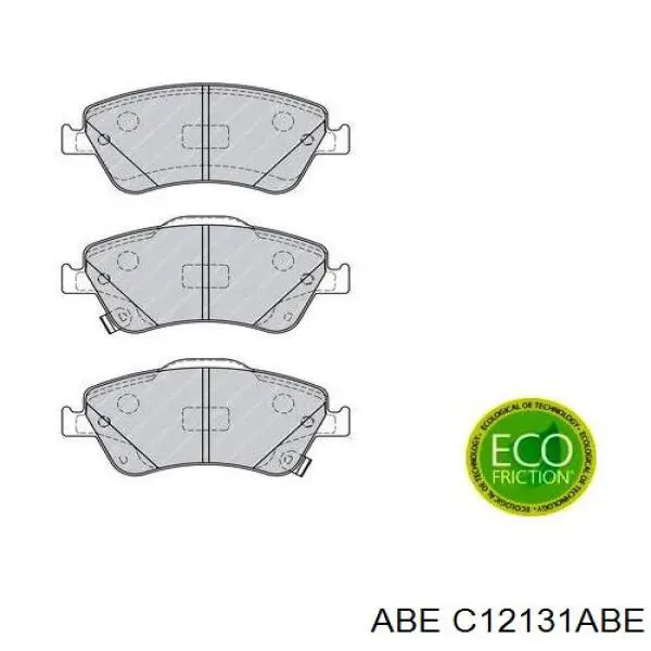 Гальмівні колодки ABE C12131ABE ціна, від 20.73 USD