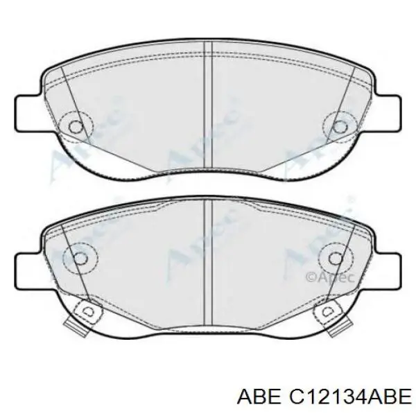 Передні тормозні колодки C12134ABE ABE
