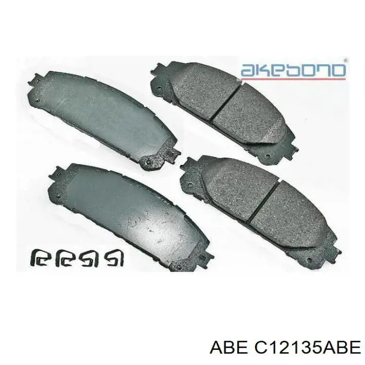 Купити C12135ABE ABE Колодки гальмівні передні, дискові