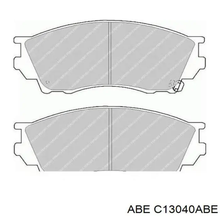 C13040ABE ABE колодки гальмівні передні, дискові