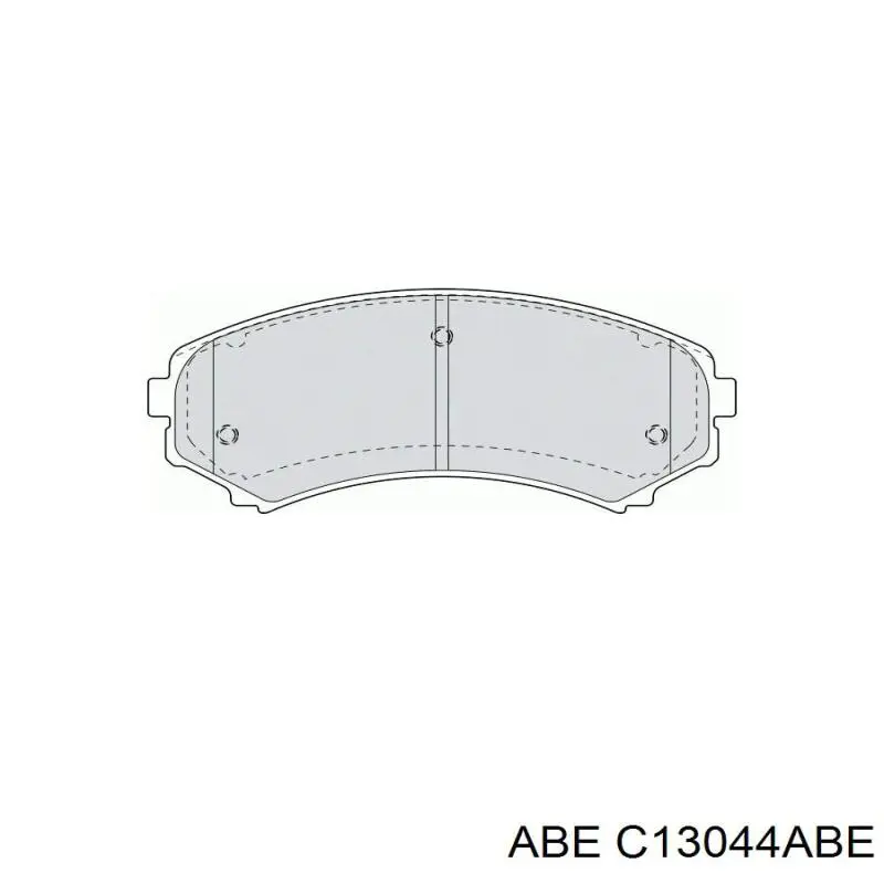 Передні тормозні колодки C13044ABE ABE