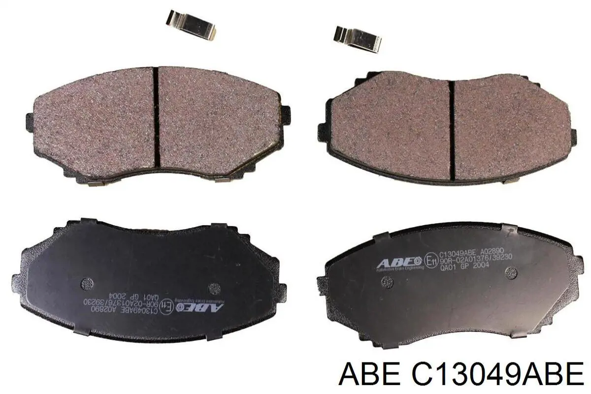C13049ABE ABE колодки гальмівні передні, дискові