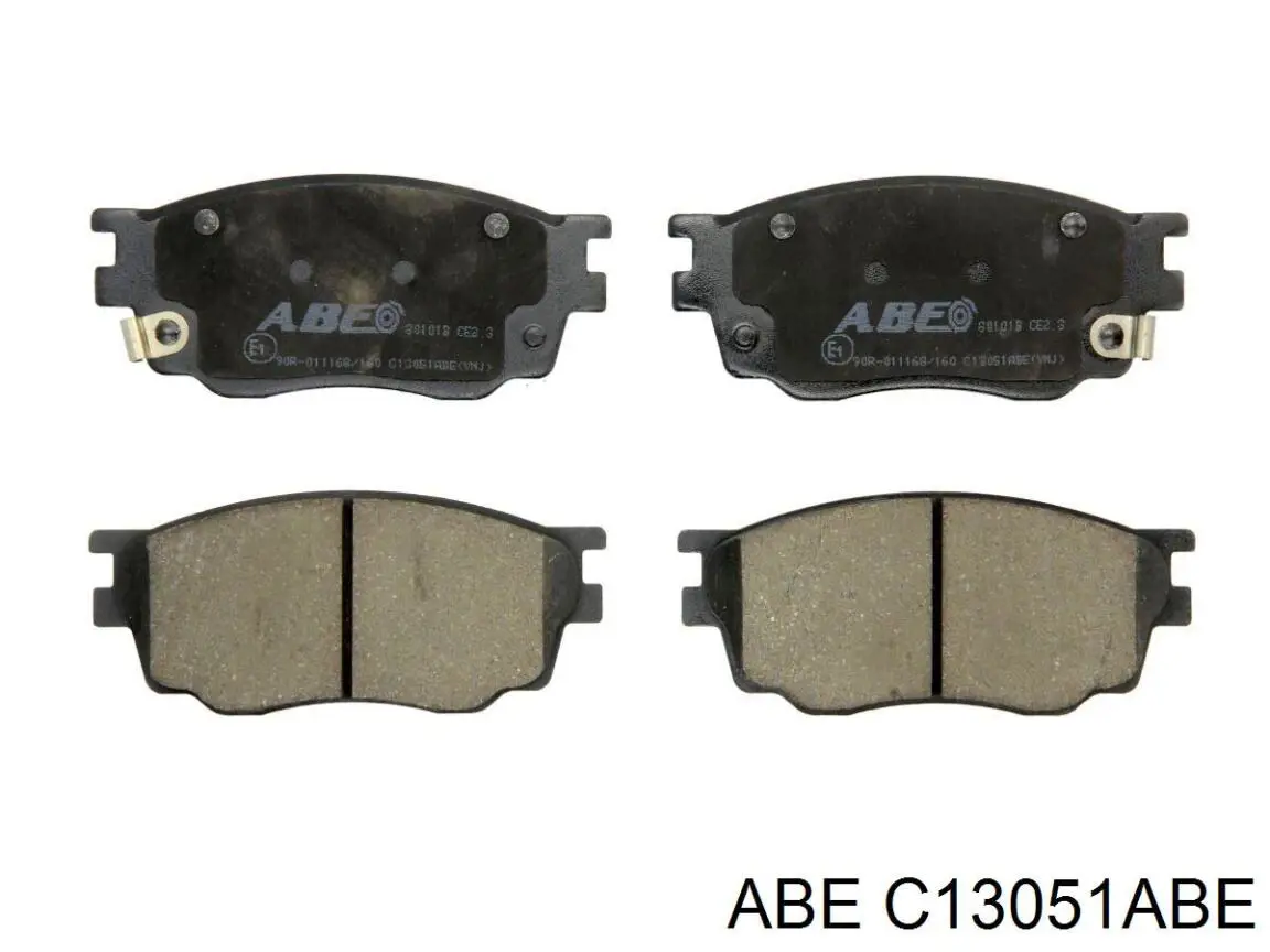 C13051ABE ABE колодки гальмівні передні, дискові