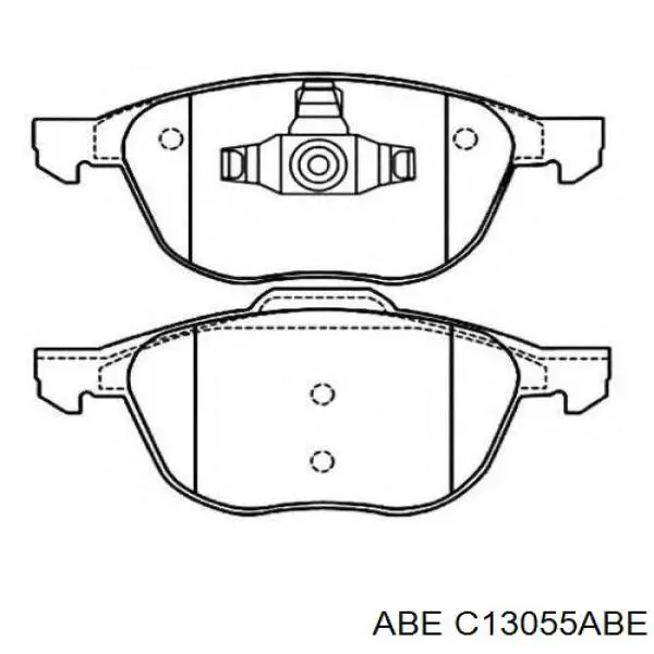 Тормозні колодки ABE C13055ABE