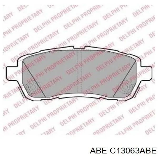Купити C13063ABE ABE Колодки гальмівні передні, дискові