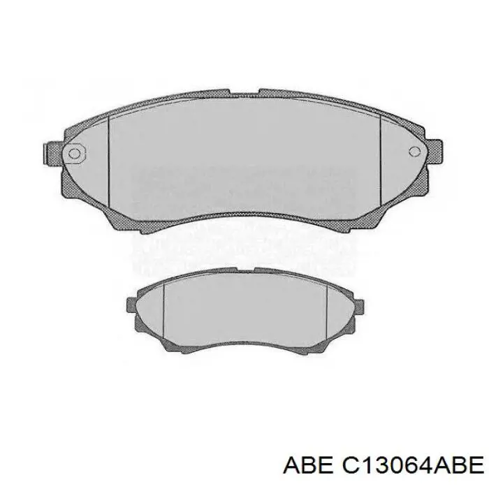 Купити C13064ABE ABE Колодки гальмівні передні, дискові