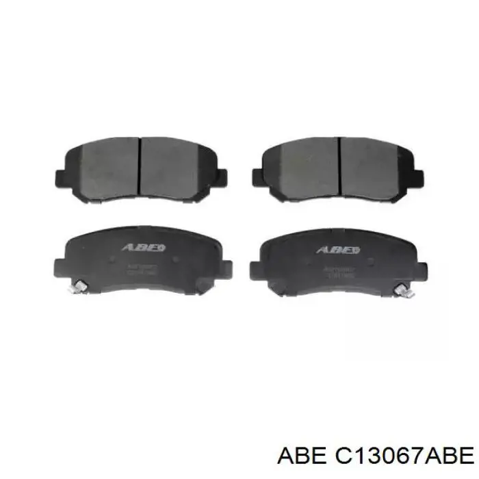 C13067ABE ABE колодки гальмівні передні, дискові