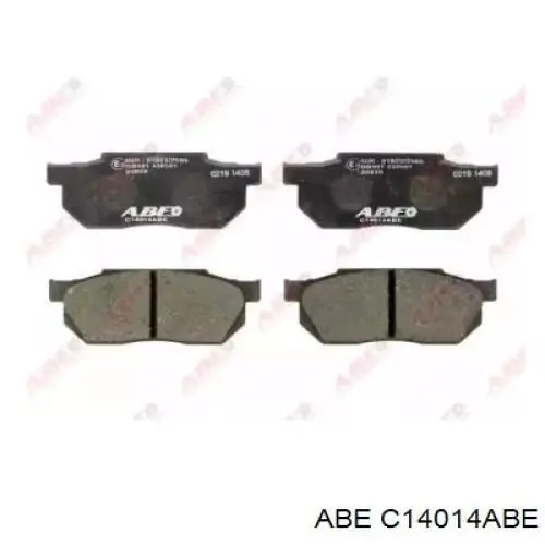 Передні тормозні колодки C14014ABE ABE