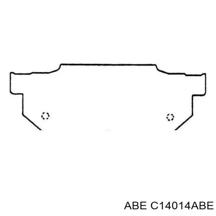Гальмівні колодки ABE C14014ABE ціна, від 13.86 USD