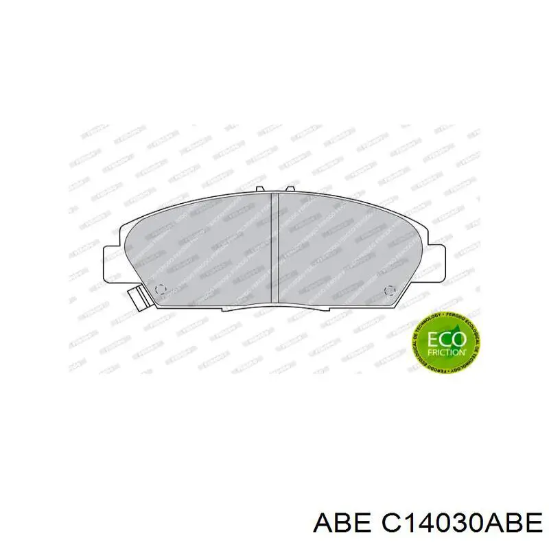 Гальмівні колодки ABE C14030ABE ціна, від 15.36 USD