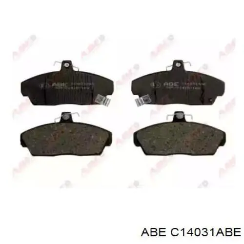 Передні тормозні колодки C14031ABE ABE
