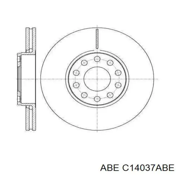 Купити C14037ABE ABE Колодки гальмівні передні, дискові