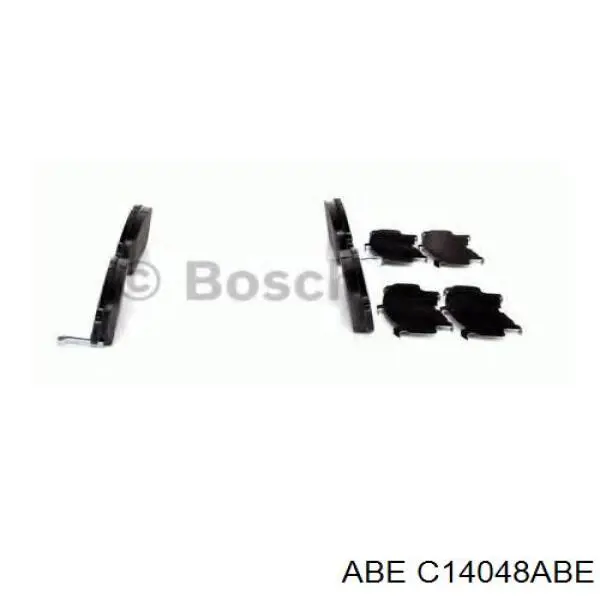 Гальмівні колодки ABE C14048ABE ціна, від 21.40 USD