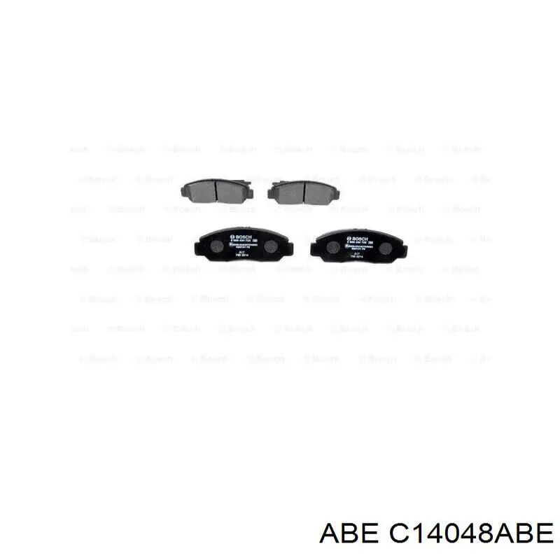 Передні тормозні колодки C14048ABE ABE