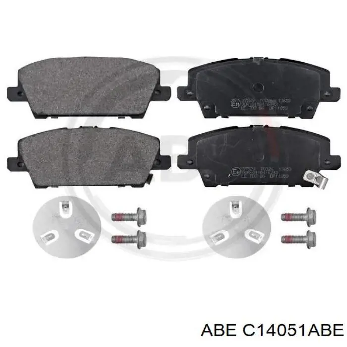 Гальмівні колодки ABE C14051ABE ціна, від 22.97 USD