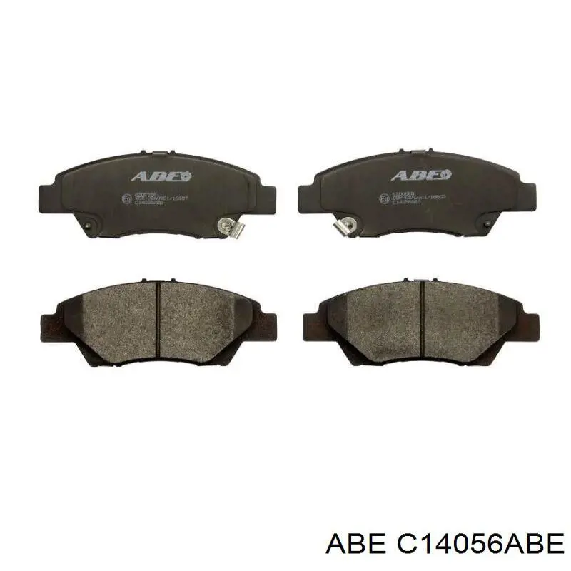 C14056ABE ABE колодки гальмівні передні, дискові