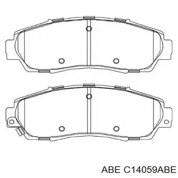 Купити C14059ABE ABE Колодки гальмівні передні, дискові