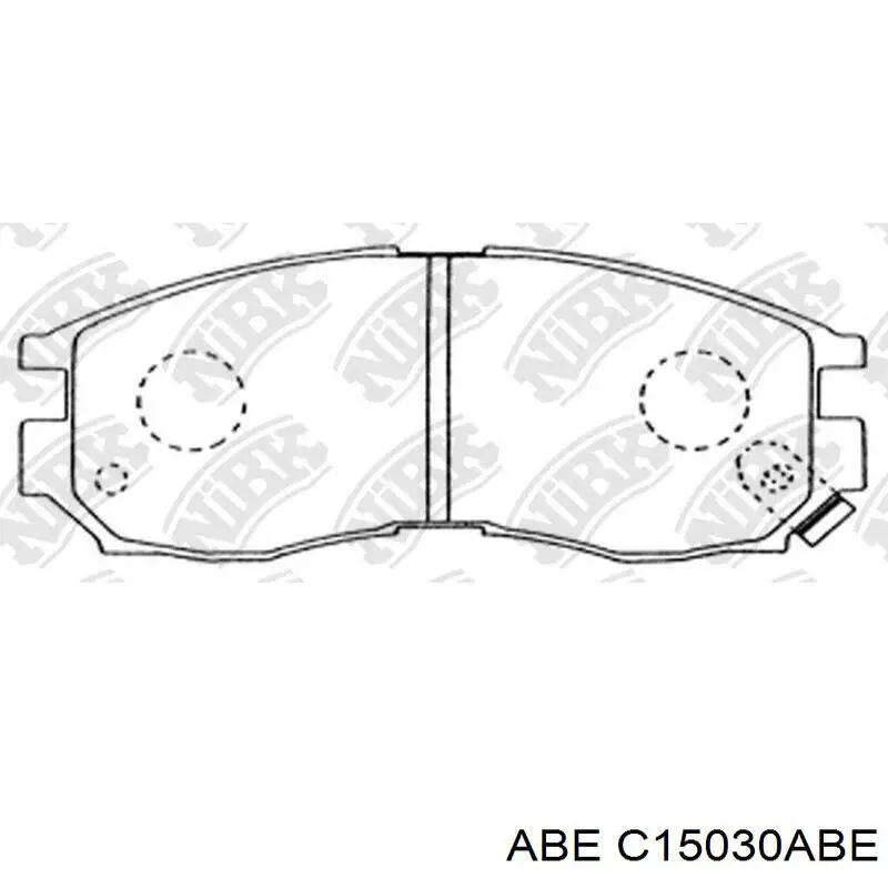 Купити C15030ABE ABE Колодки гальмівні передні, дискові