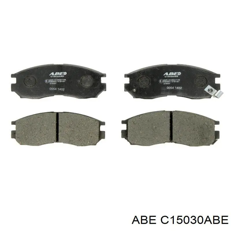 C15030ABE ABE колодки гальмівні передні, дискові