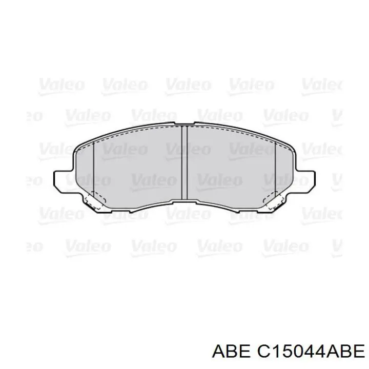 Передні тормозні колодки C15044ABE ABE