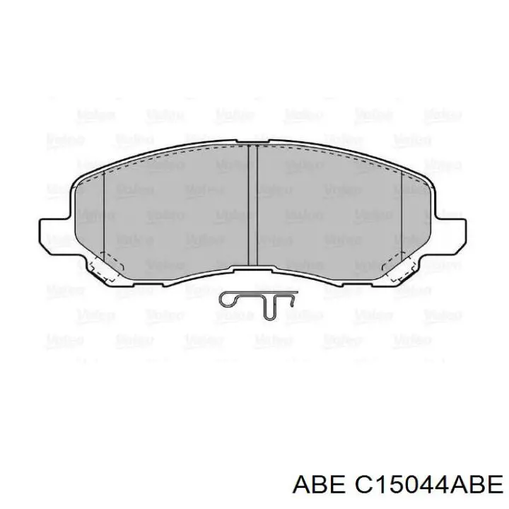 Тормозні колодки ABE C15044ABE