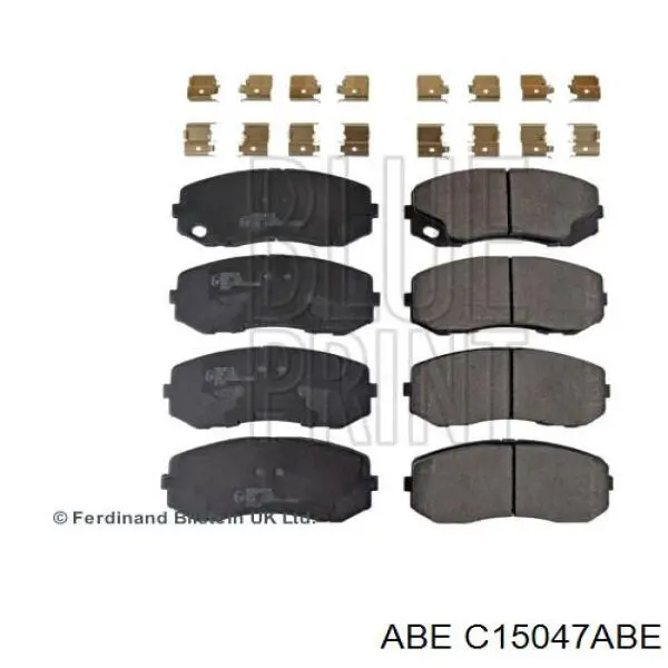 Гальмівні колодки ABE C15047ABE ціна, від 33.78 USD