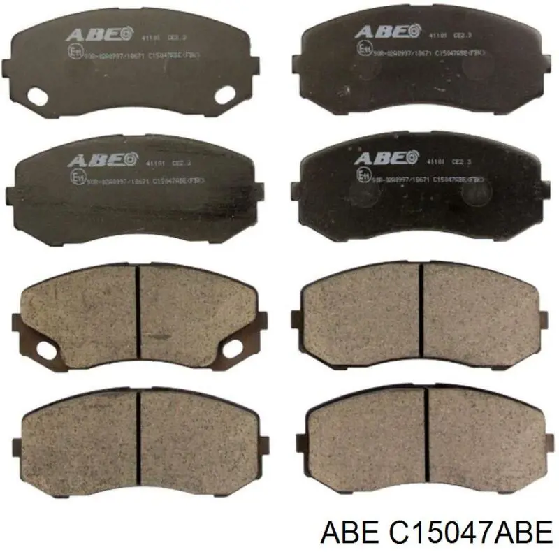 Передні тормозні колодки C15047ABE ABE