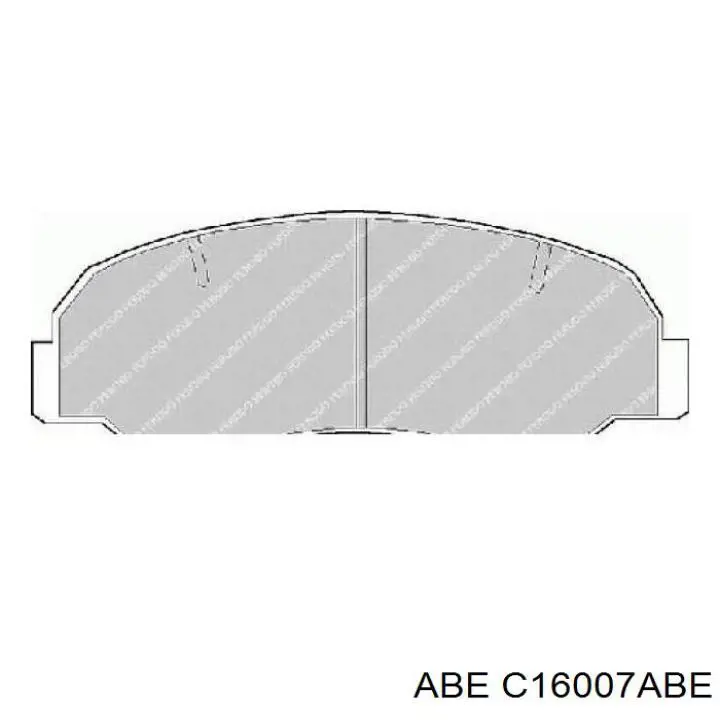 Гальмівні колодки ABE C16007ABE ціна, від 15.45 USD