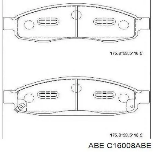 Передні тормозні колодки 193135 Maxgear