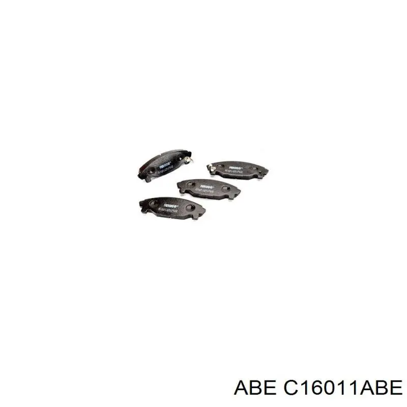 C16011ABE ABE колодки гальмівні передні, дискові