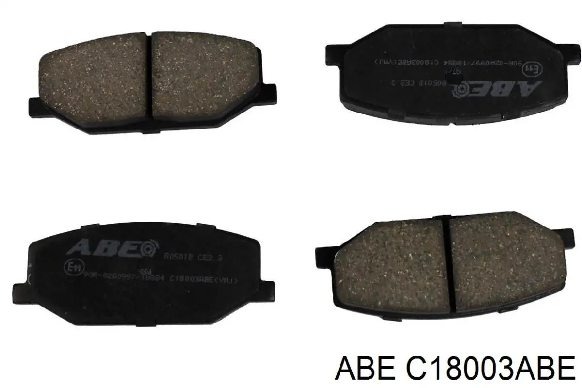 Купити C18003ABE ABE Колодки гальмівні передні, дискові