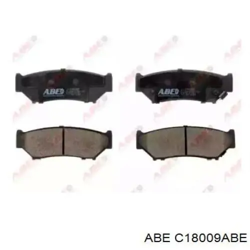 C18009ABE ABE Передні гальмівні колодки