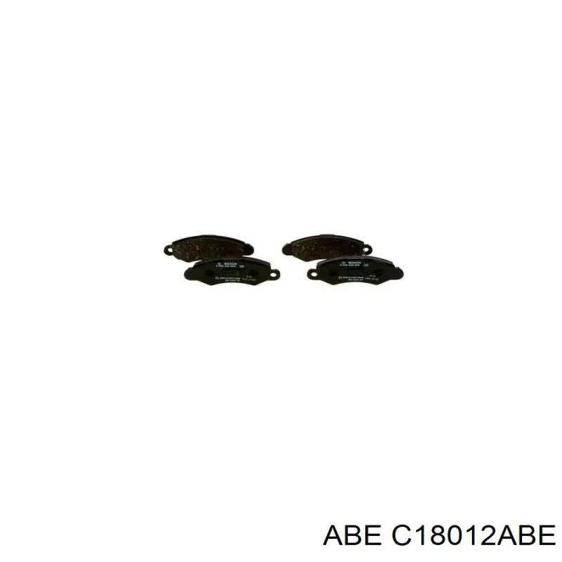 Гальмівні колодки ABE C18012ABE ціна, від 15.99 USD