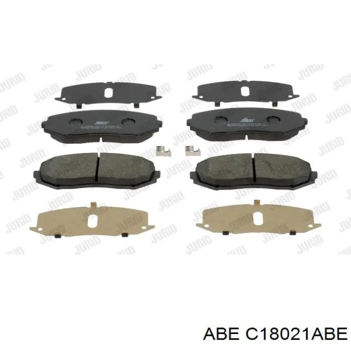 Гальмівні колодки ABE C18021ABE ціна, від 21.01 USD