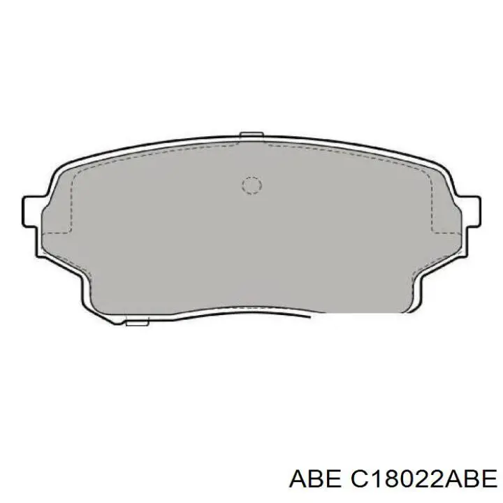 Гальмівні колодки ABE C18022ABE ціна, від 20.32 USD