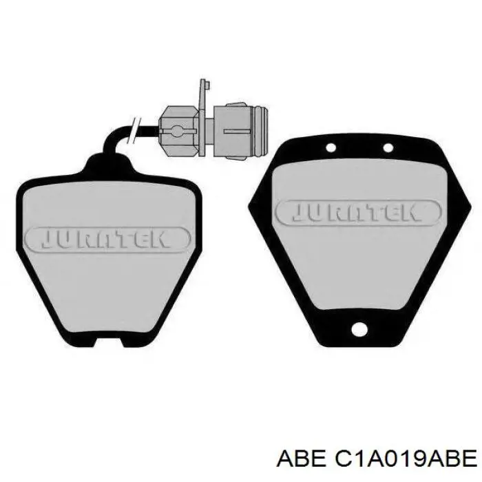 Купити C1A019ABE ABE Колодки гальмівні передні, дискові