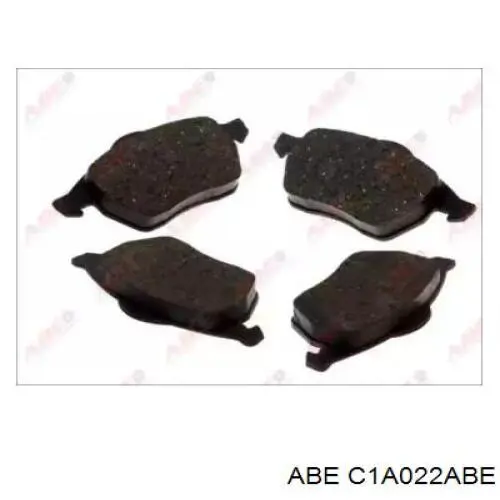 C1A022ABE ABE Передні гальмівні колодки