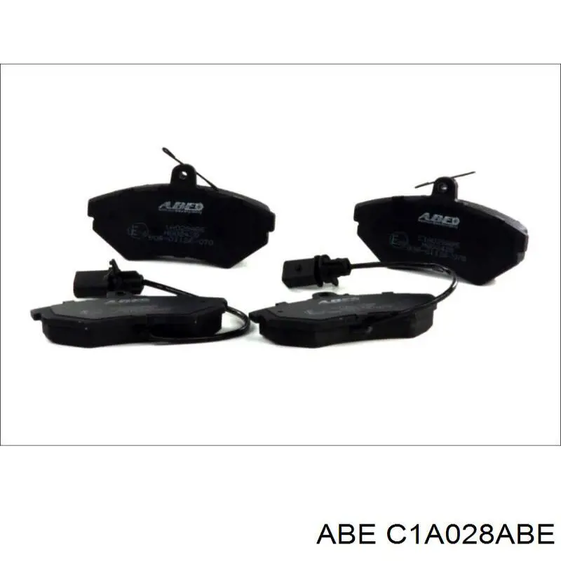 C1A028ABE ABE колодки гальмівні передні, дискові