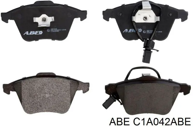 C1A042ABE ABE Передні гальмівні колодки